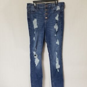 Hollister High rise super skinny stretch jeans